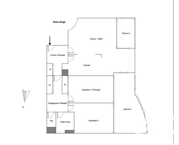 Appartement à vendre 3 pièces 87 m² Fontaine