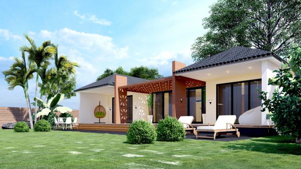 SAINTE CLOTILDE (974) - Villa luxe à vendre 5 pièces de 150 m² + Jardin arboré paysagé + Piscine et Jaccuzi parcelle de 1300 M²