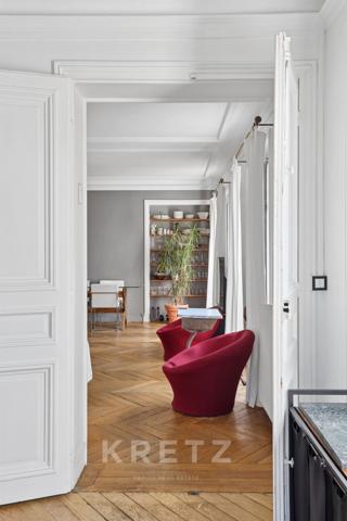 Exclusivité Levallois-Neuilly- 109m2-3 Chambres -Vue totalement dégagée.