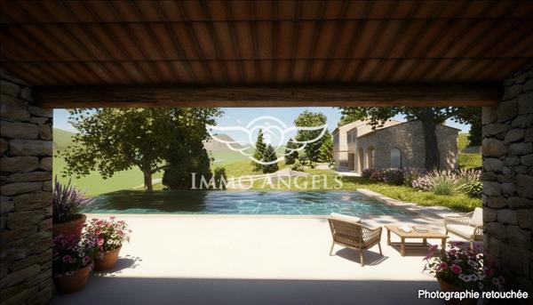 Mas en pierres avec gîte et dépendances, proche de Gordes