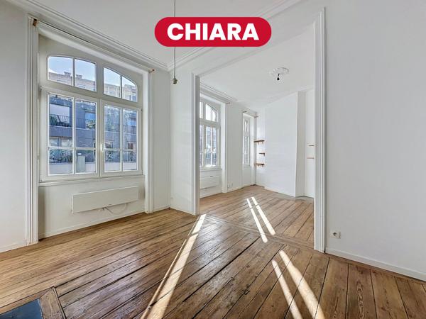 LILLE CENTRE / CITADELLE / JARDIN VAUBAN / QUAI DU WAULT? Appartement T3 de 76 m² ? 2 chambres ? Cachet de l'ancien