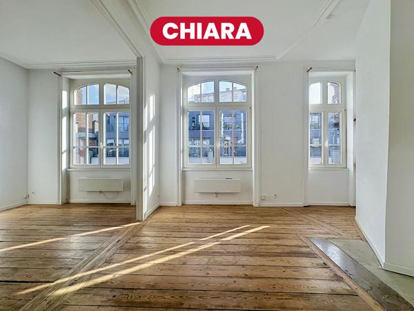 LILLE CENTRE / CITADELLE / JARDIN VAUBAN / QUAI DU WAULT? Appartement T3 de 76 m² ? 2 chambres ? Cachet de l'ancien