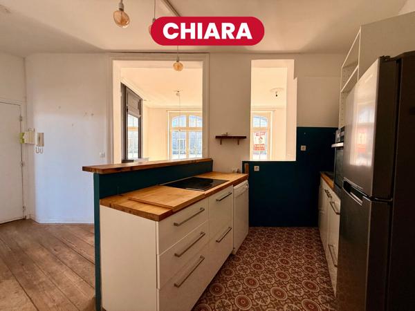 LILLE CENTRE / CITADELLE / JARDIN VAUBAN / QUAI DU WAULT? Appartement T3 de 76 m² ? 2 chambres ? Cachet de l'ancien