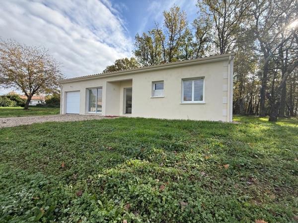 Maison à vendre proche d'Angoulême (16) PLAIN-PIED 3 chambres /garage/ jardin
