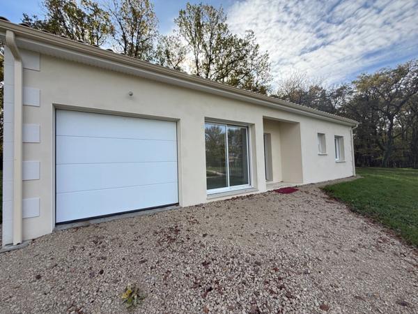 Maison à vendre proche d'Angoulême (16) PLAIN-PIED 3 chambres /garage/ jardin