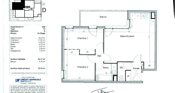 Location Appartement 3 pièces 63 m² - ÉPinay-sur-orge 91360