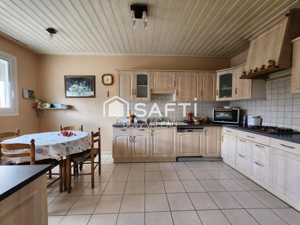 Maison 5 chambres sur terrain clos