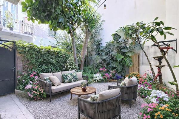 Nice Libération, 3 pièces rénové de 68m2 en rez de jardin