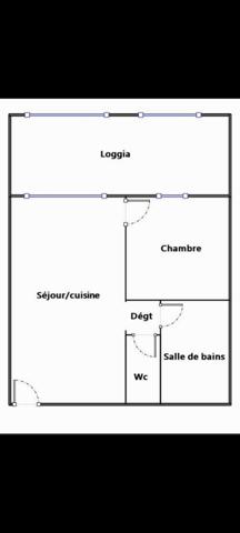 Appartement 1 pièce - 25 m²