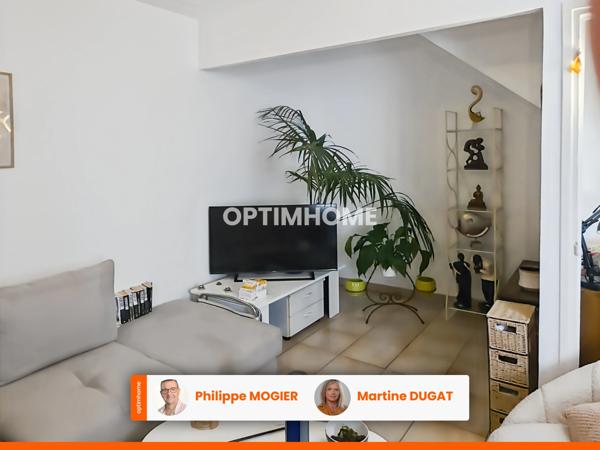 Appartement en duplex centre ville T3 de 50.76m2, au 1er étage, cave