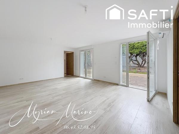 PROCHE DE LA MER - SUPERBE APPARTEMENT 3 PIÈCES EN REZ DE JARDIN  - SAINT-AYGULF (83370)