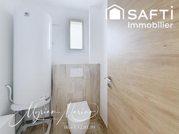 PROCHE DE LA MER - SUPERBE APPARTEMENT 3 PIÈCES EN REZ DE JARDIN  - SAINT-AYGULF (83370)