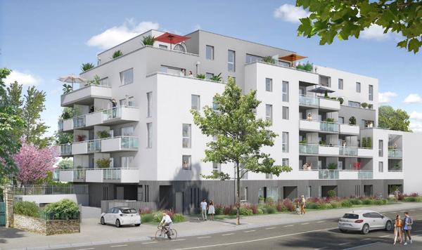 Appartement T2 en rez-de-jardin avec extérieur et garage fermé