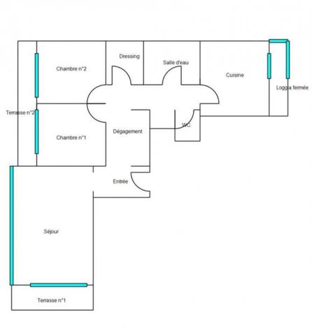 Appartement à vendre 3 pièces 93 m² Cagnes-sur-Mer