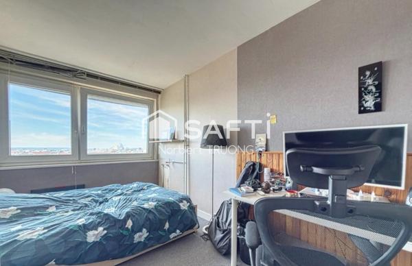 T3 - 65m2 - SEJOUR/SAM - CUISINE - 2 CHAMBRES - SDB - BALCON - CAVE - PARKING