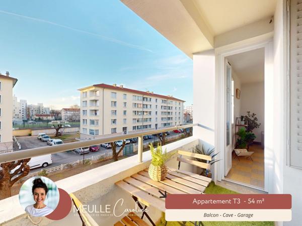 Appartement 3 pièces - 54 m² Exclusivité efficity