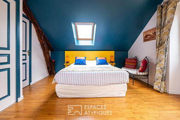 Charmant moulin rénové et ses étangs dans un cadre verdoyant