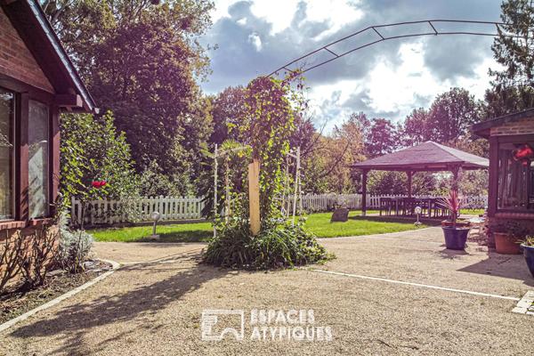 Charmant moulin rénové et ses étangs dans un cadre verdoyant