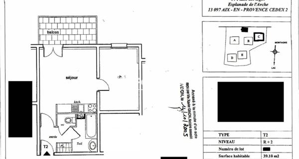 À vendre Appartement 2 pièces 39.1 m² - ÉVian-les-bains 74500
