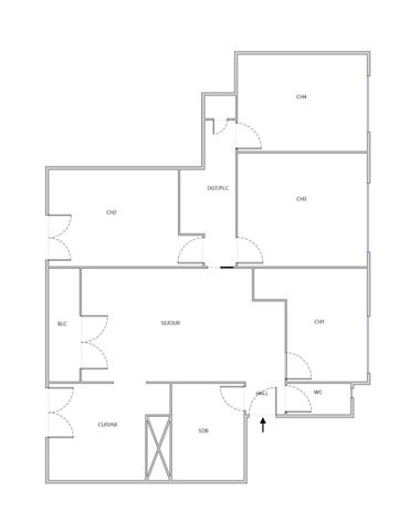 Marseille (13013) 13013 MARSEILLE / La Rose - Résidence LA SAUVAGINE - Appartement 5 pièces 78m2, balcon et cave.