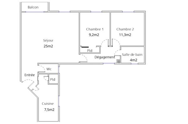 NOGENT-SUR-MARNE - 94130 - VILLAGE - APPARTEMENT FAMILIAL - ETAGE 3/3 - ASCENSEUR - BALCON - PARKING - CAVE PRIVATIVE