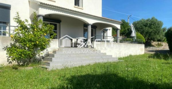Coup de coeur !Trés belle villa vue mer avec piscine au calme et à 10mn du centre de vie de Borgo