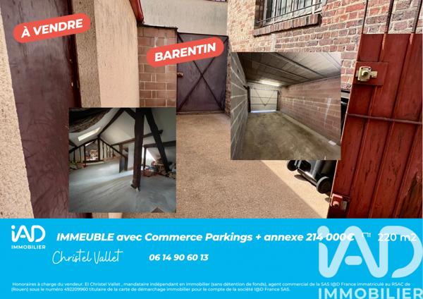 Immeuble à vendre 220 m² Barentin