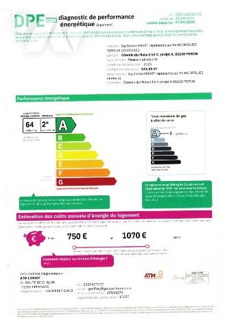 PERON en exclusivité et en frais réduits (2,5%), maison neuve de 141,80m² disponible immédiatement !