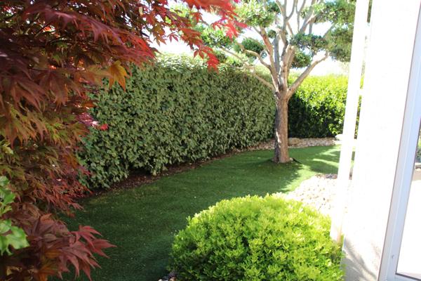 Résidence de standing, appartement avec jardinet