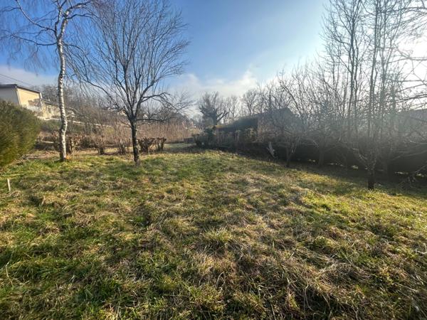 aix les bains terrain constructible de 877 m2 env