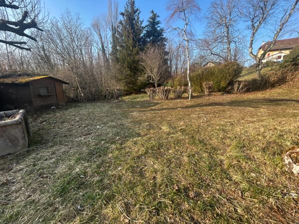 aix les bains terrain constructible de 877 m2 env