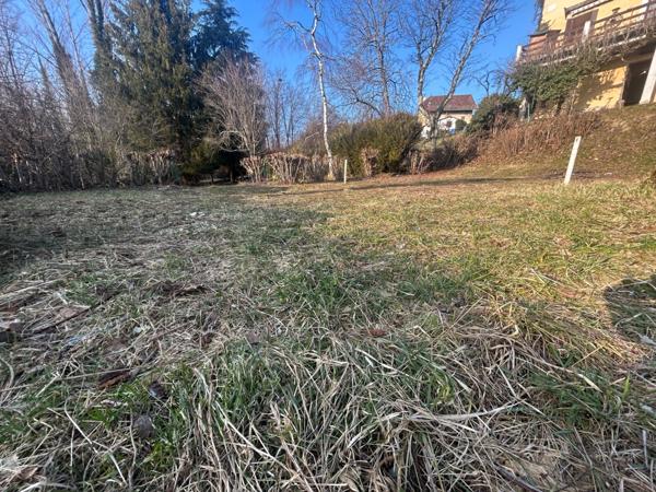 aix les bains terrain constructible de 877 m2 env