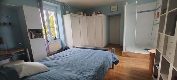 Maison de caractère + grange +piscine+ préau de 66m2 chauffé