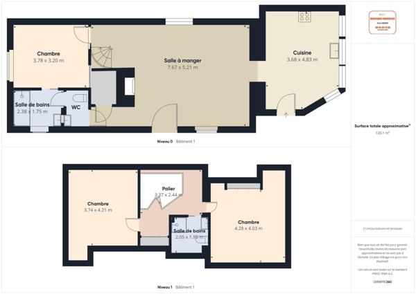 Ensemble de 2 habitations avec piscine sur 50905m2