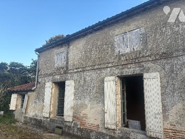 Avec son terrain arboré d'environ 3500 m², cette ancienne maison en pierre est à rénover !