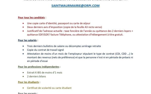 Appartement à louer