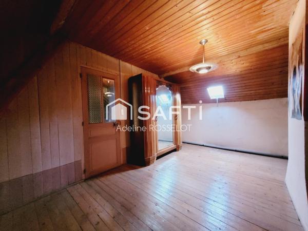 Maison à rénover + grandes surfaces de stockage