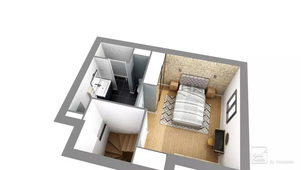 Appartement duplex 2 pièces 40 m²