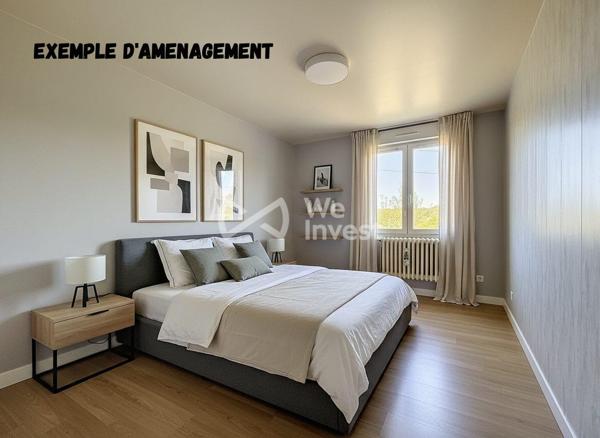 Appartement T3 à rénover avec jardin – Réhon, Cité Beauséjour