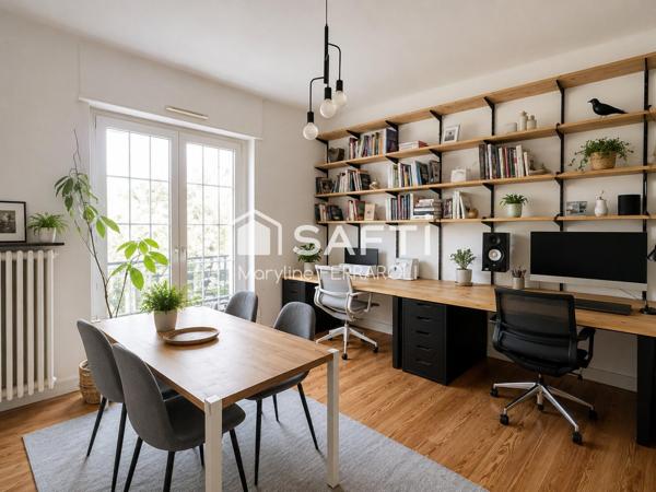 Neudorf, rue de Bâle, F4 traversant, veranda