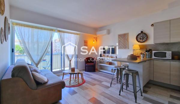 Hyères, appartement T2 d'environ 31 m², avec balcon vue mer