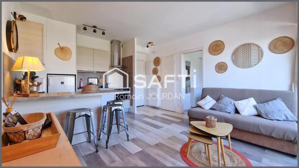 Hyères, appartement T2 d'environ 31 m², avec balcon vue mer