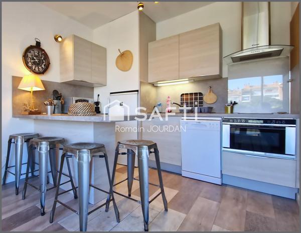 Hyères, appartement T2 d'environ 31 m², avec balcon vue mer