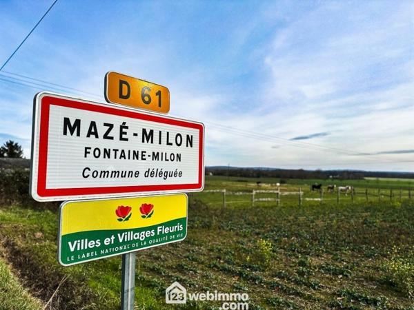 Terrain à bâtir 632 m² à Mazé-Milon 49630