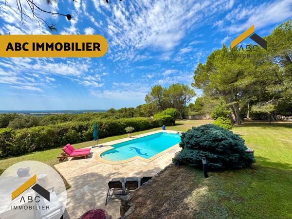 Uchaux (84100) Magnifique maison avec vue dominante