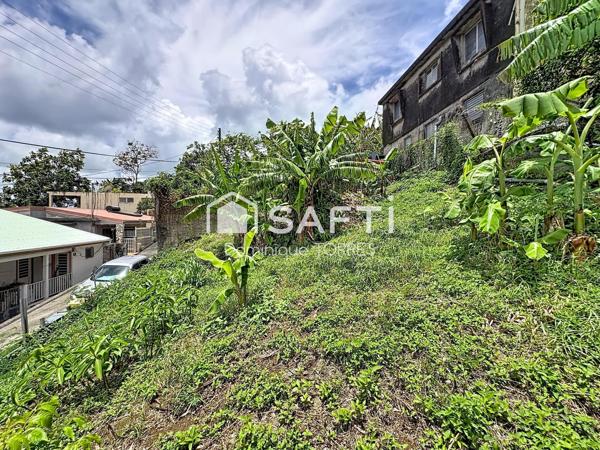FORT-DE-FRANCE – TERRAIN DE 170 M2 À FORT POTENTIEL EN ZONE URBAINE