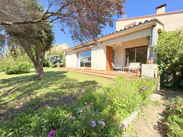 ILLE SUR TET : Maison 5 pièces 130 m² en 4 faces avec Jardin piscinable et garage de 42 m² !