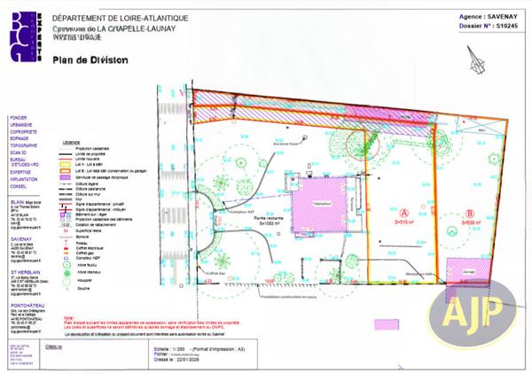 Vente terrain La Chapelle Launay : 86 960 € - AJP Immobilier Savenay