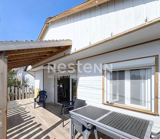 Charmant chalet 3 pièces entièrement rénové de 70 m² avec terrasse, espace arboré & garage à Gruissan Plage des Chalets