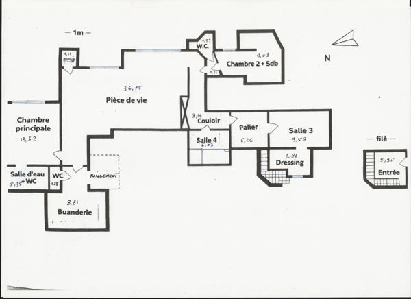 Appartement à vendre 4 pièces BIARRITZ (64) de 104,11 m² à la grande plage.